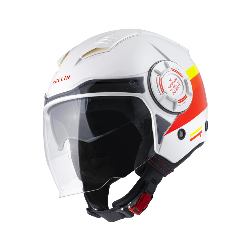 CASQUE PULL IN OPEN FACE GARY RED
