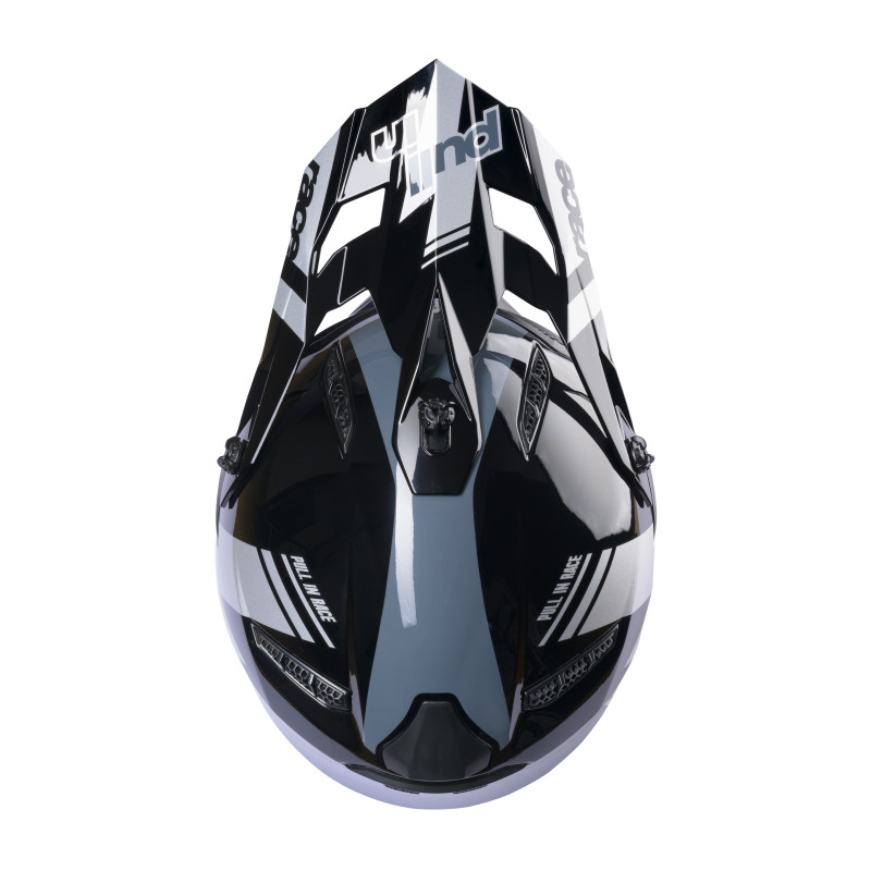 CASQUE PULL IN RACE BLACK GREY