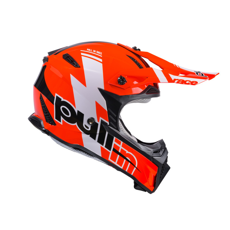 CASQUE PULL IN RACE NEON RED ENFANT