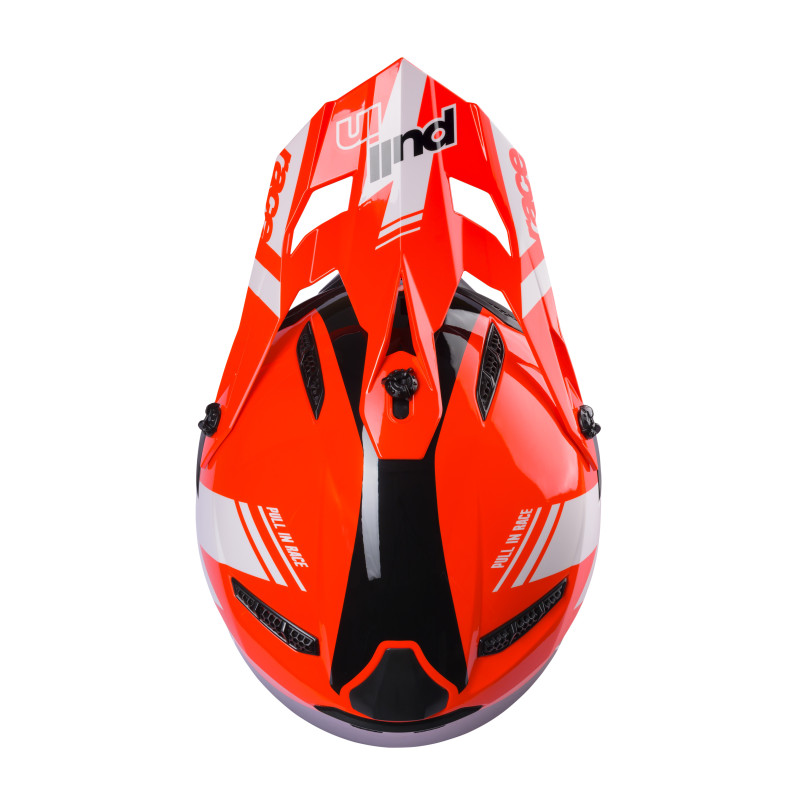 CASQUE PULL IN RACE NEON RED ENFANT