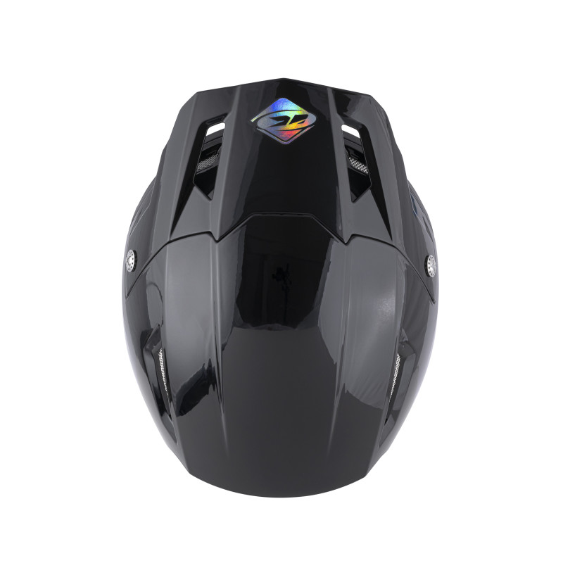 CASQUE TRIAL UP BLACK HOLOGRAPHIC