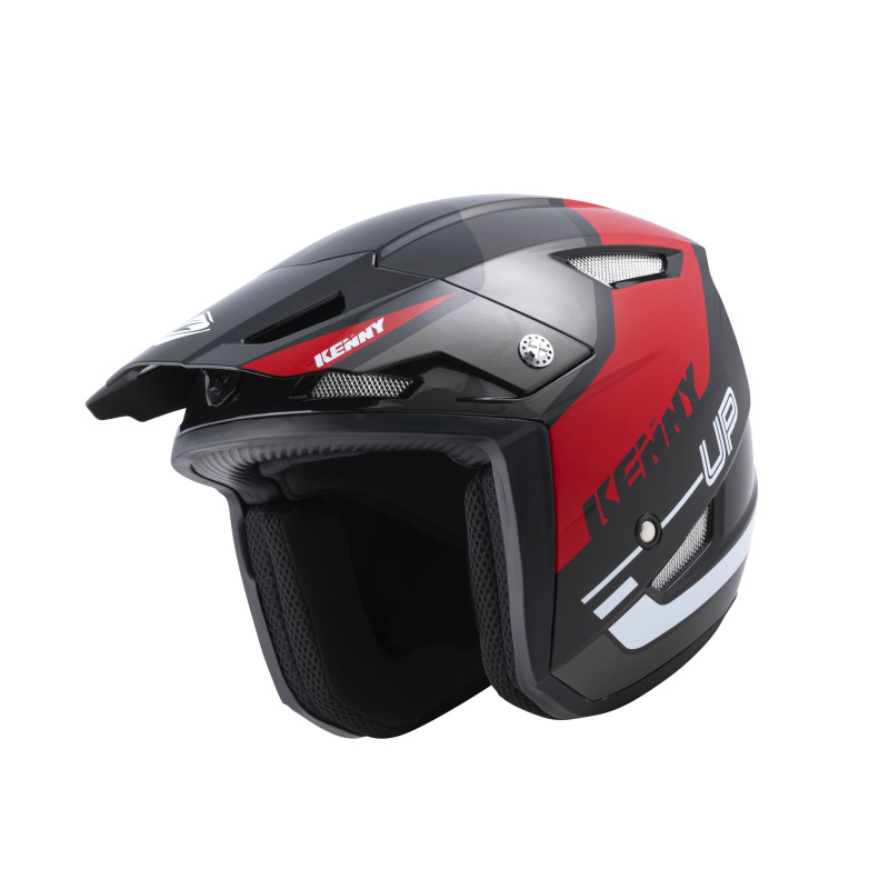 CASQUE TRIAL UP BLACK RED