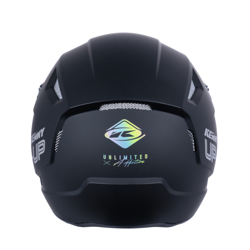 CASQUE TRIAL UP BLACK HOLOGRAPHIC MATT