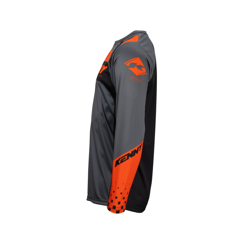 MAILLOT TRACK FOCUS ORANGE BLACK ENFANT