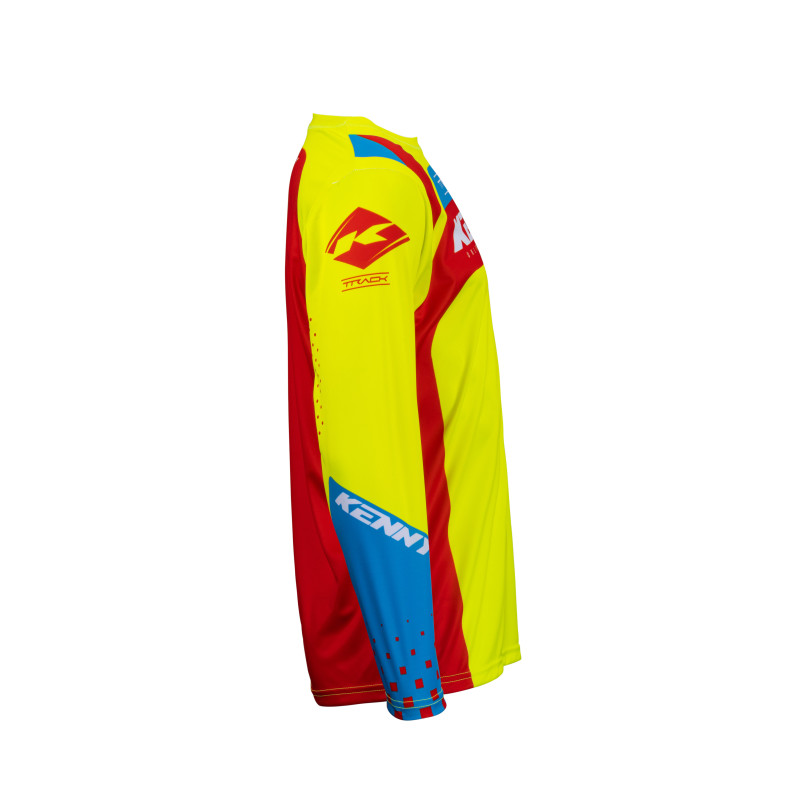 MAILLOT TRACK FOCUS NEON YELLOW ENFANT