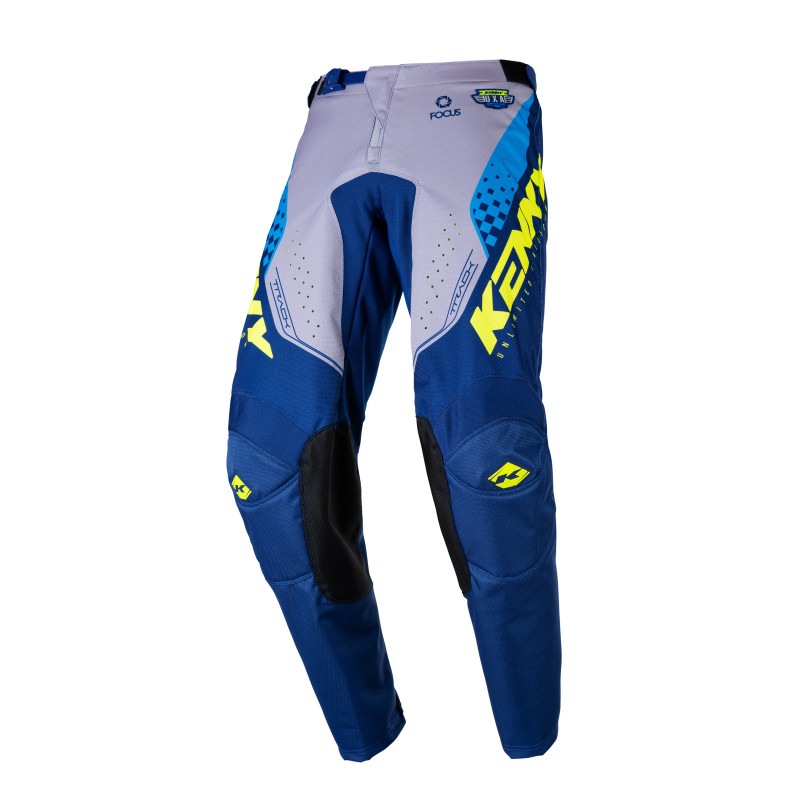 PANTALON TRACK FOCUS NAVY NEON ENFANT