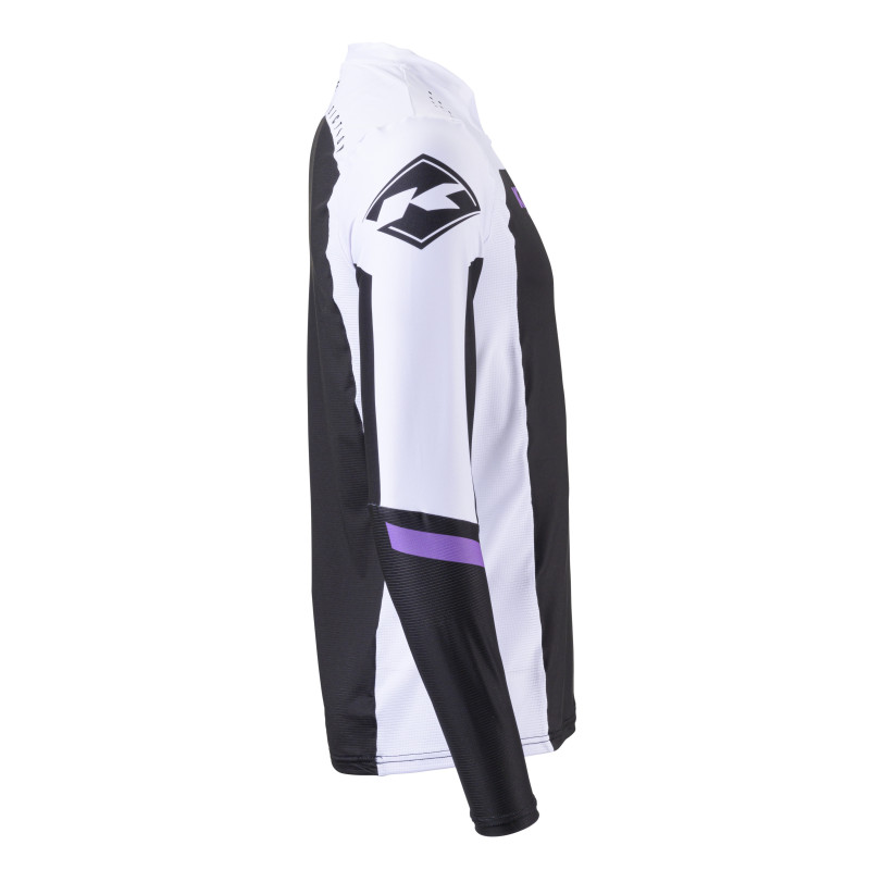 MAILLOT PERFORMANCE SOLID BLACK PURPLE