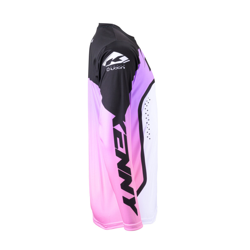 TRACK FOCUS WHITE PINK JERSEY