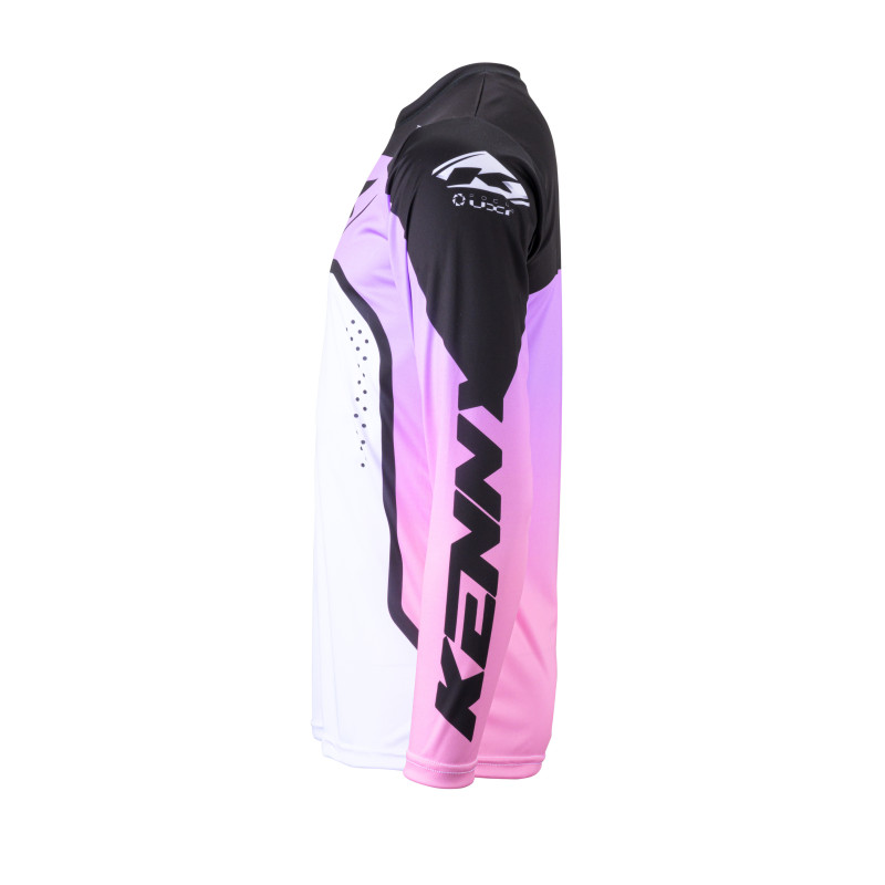 MAILLOT TRACK FOCUS WHITE PINK