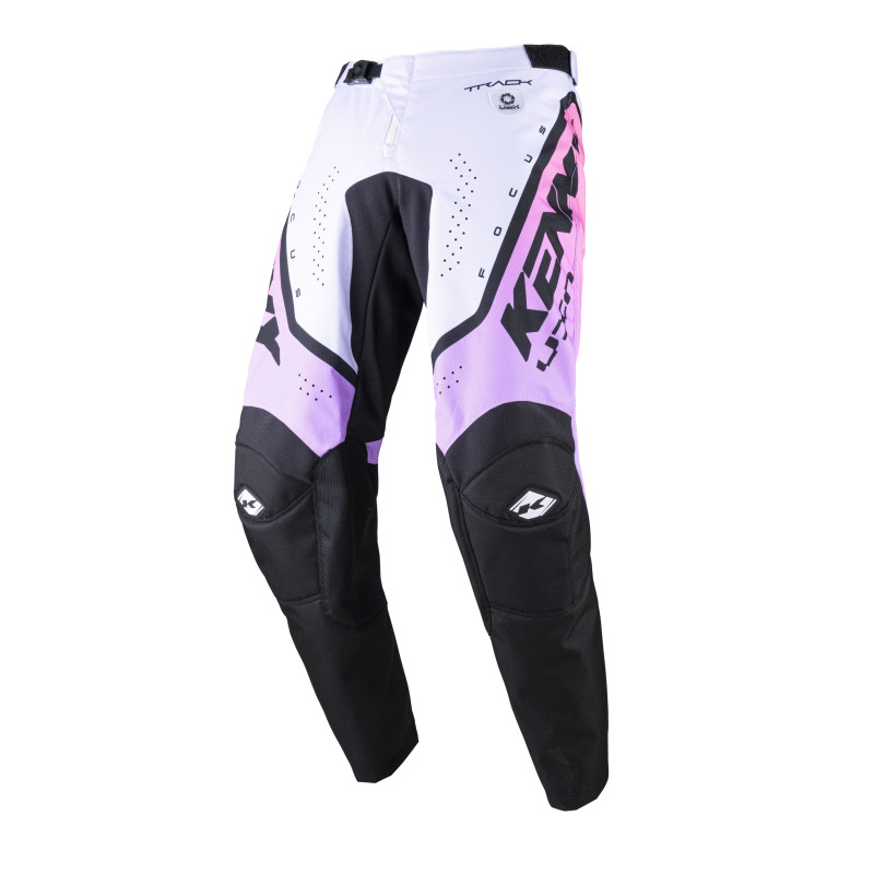 TRACK FOCUS WHITE PINK PANTS