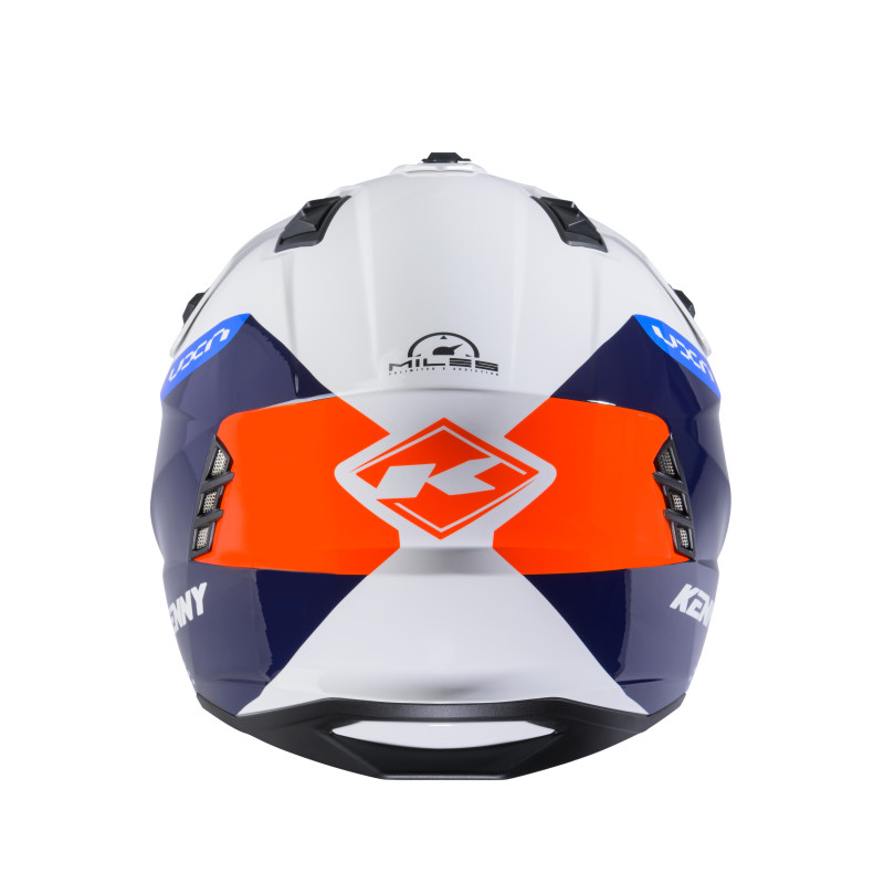 CASQUE MILES WHITE BLUE RED