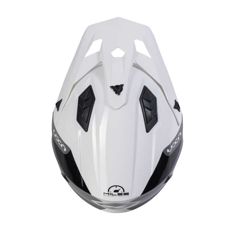 CASQUE MILES WHITE GREY