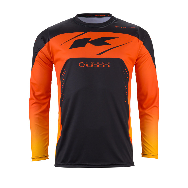 MAILLOT TRACK FOCUS ORANGE ENFANT