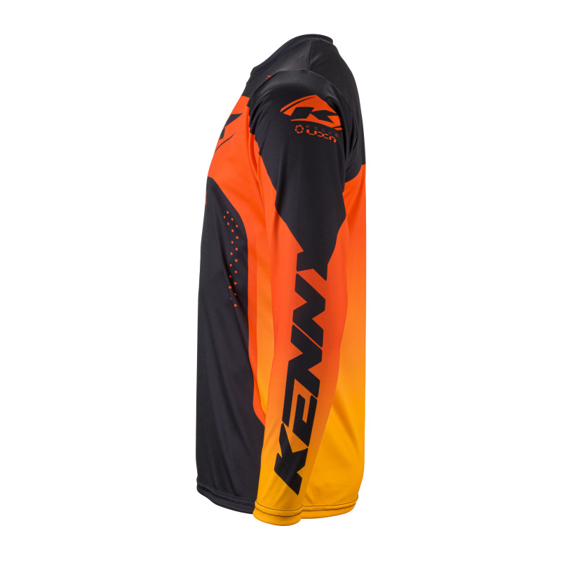 MAILLOT TRACK FOCUS ORANGE ENFANT