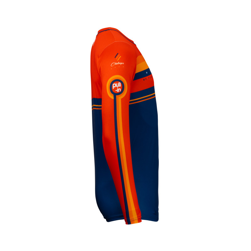 PULL IN RACE ORANGE NAVY KID JERSEY