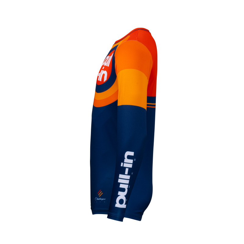 PULL IN RACE ORANGE NAVY KID JERSEY