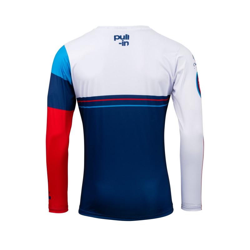 PULL IN RACE NAVY RED KID JERSEY