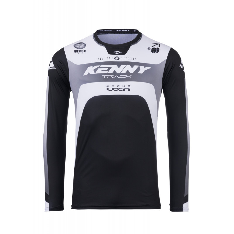 TRACK FOCUS BLACK WHITE JERSEY