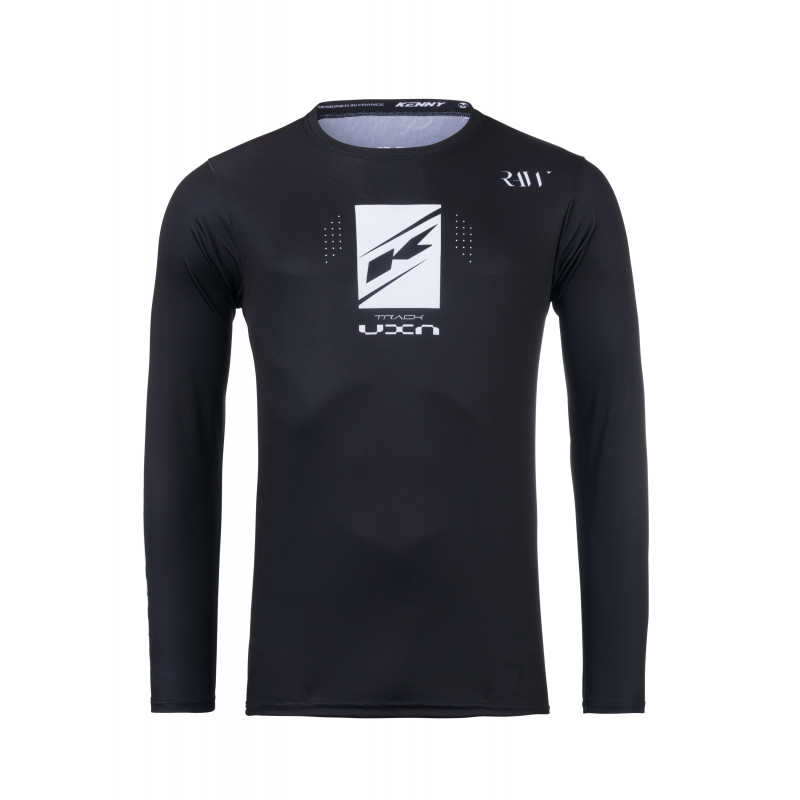 MAILLOT TRACK RAW BLACK