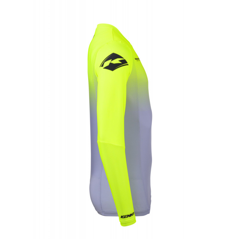 MAILLOT PERFORMANCE GRADIENT GREY NEON