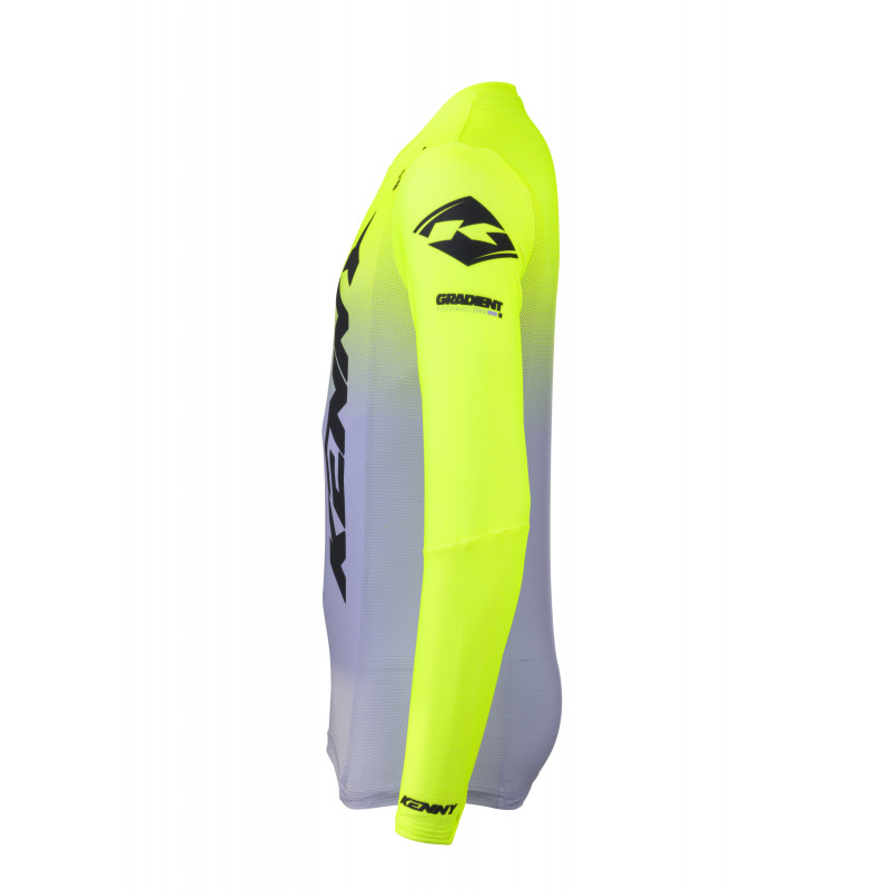 MAILLOT PERFORMANCE GRADIENT GREY NEON