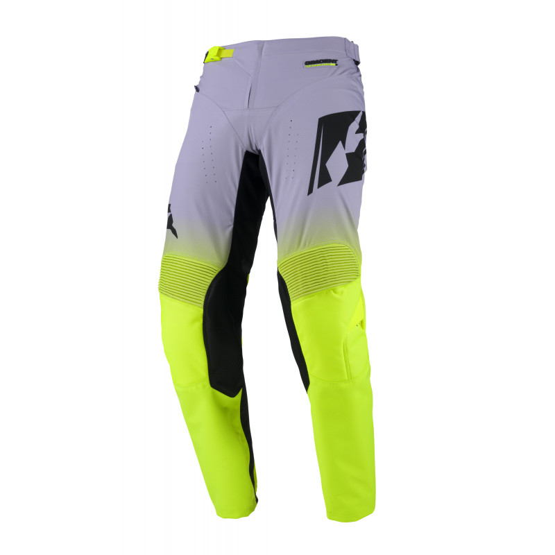 PERFORMANCE GRADIENT GREY NEON YELLOW PANTS