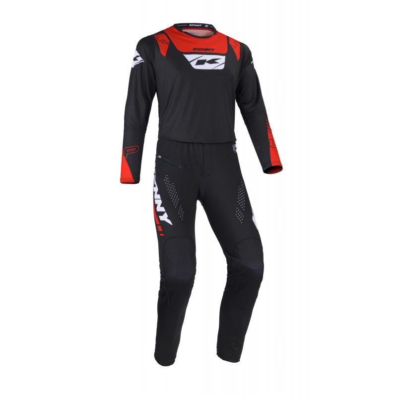 PANTALON TRIAL UP BLACK RED