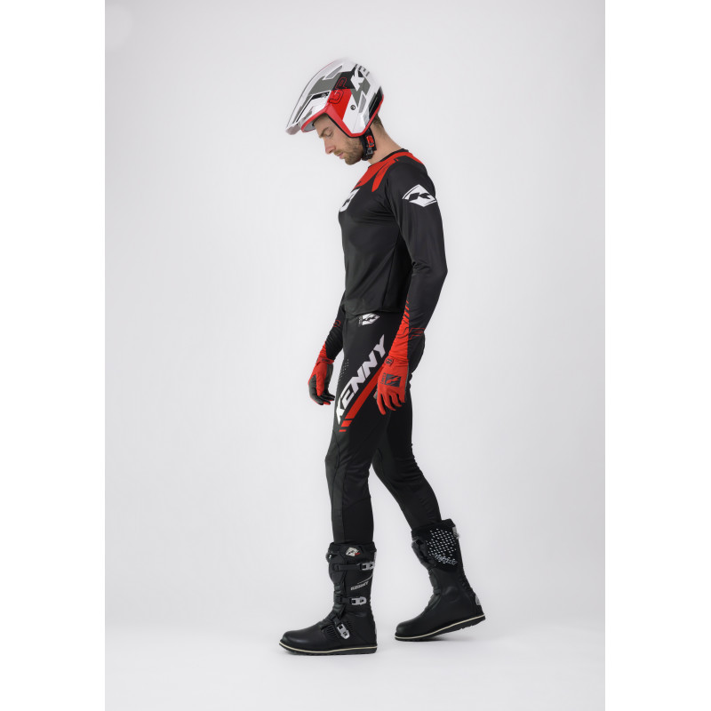 PANTALON TRIAL UP BLACK RED