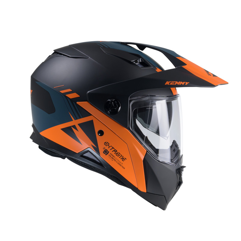 CASQUE EXTREME ORANGE PETROL