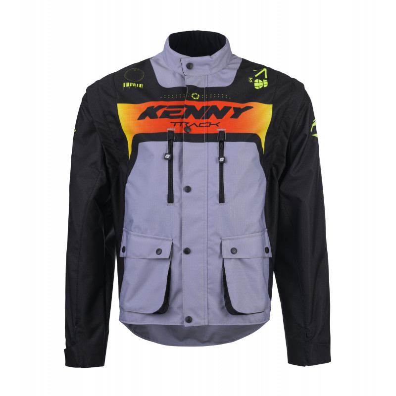 TRACK GREY NEON JACKET