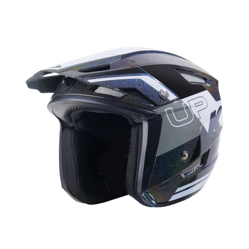 TRIAL UP BLACK HELMET