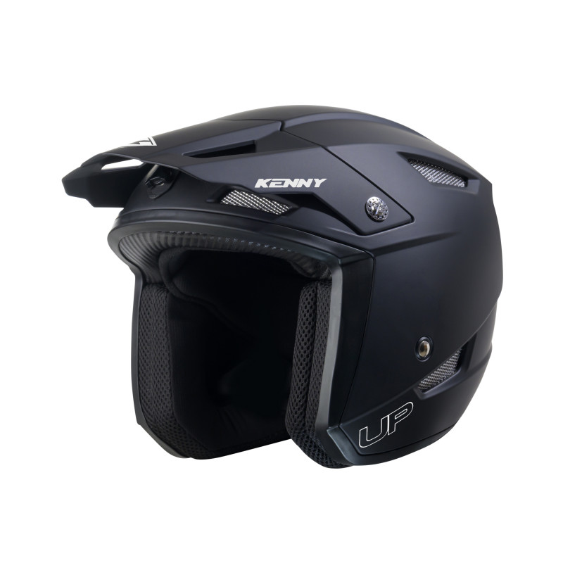 TRIAL UP BLACK MATT HELMET