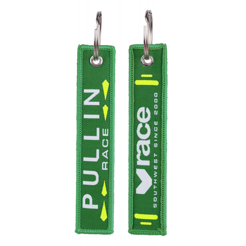 PULL-IN KEY RING HOLDER FABRIC RACE