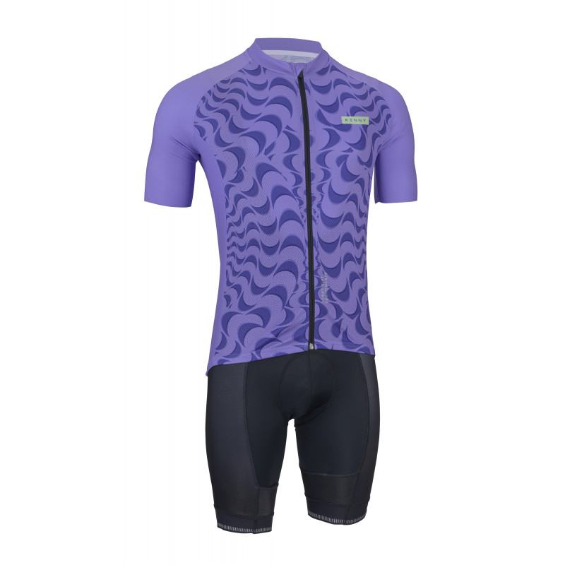 MAILLOT TECH SPIRAL PURPLE