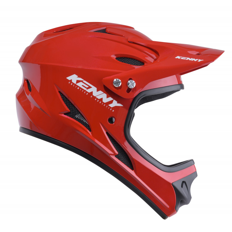 CASQUE DOWNHILL SOLID RED