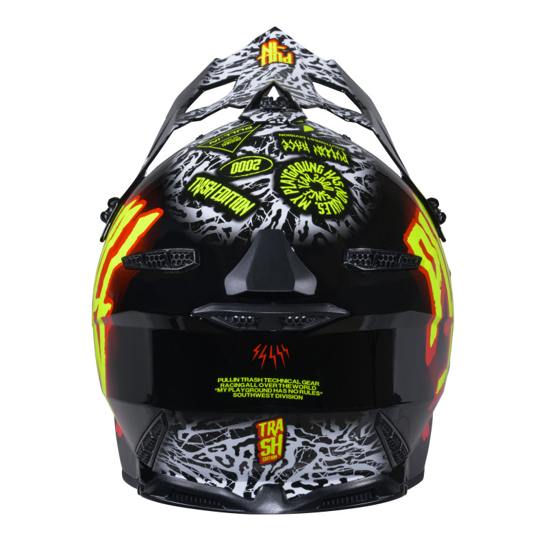 PULL-IN TRASH RED HELMET