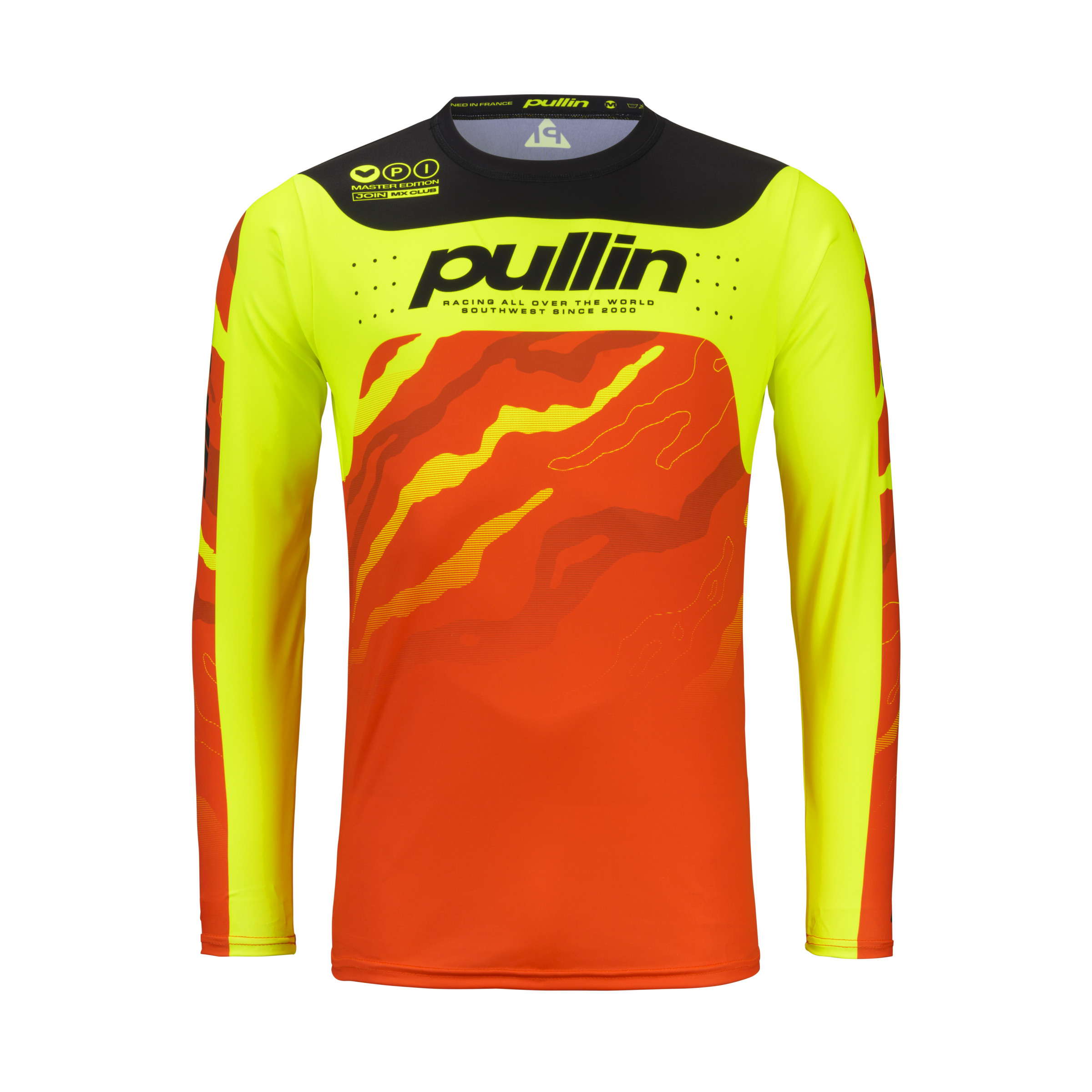 MAILLOT PULL-IN MASTER CAMO ORANGE NEON