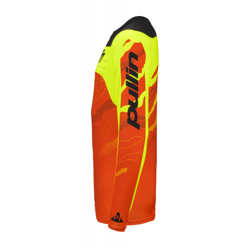 MAILLOT PULL-IN MASTER CAMO ORANGE NEON