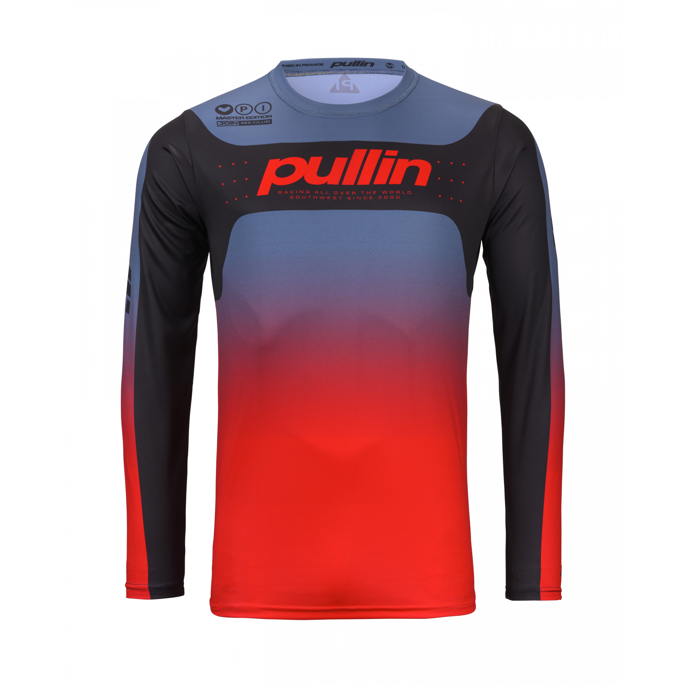 MAILLOT PULL-IN MASTER GREY RED