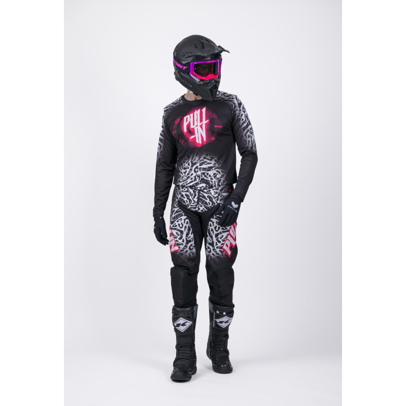 MAILLOT PULL IN TRASH PINK NEON