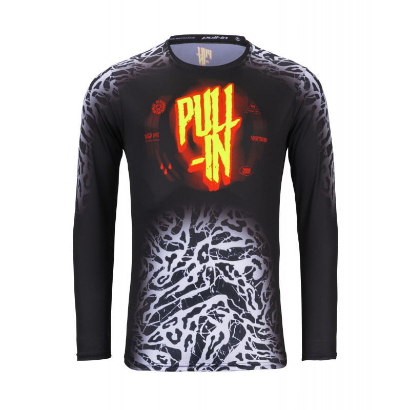 MAILLOT PULL IN TRASH BLACK NEON