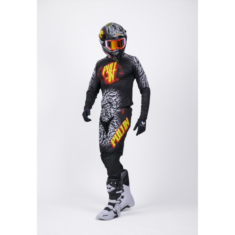 PULL IN TRASH BLACK NEON JERSEY