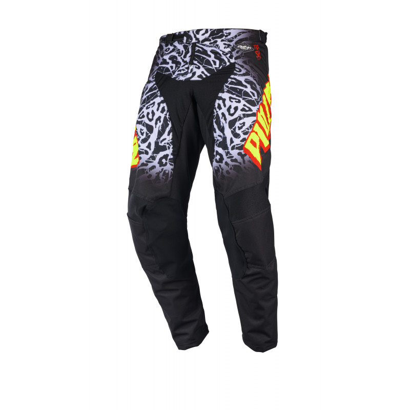 PULL-IN TRASH BLACK NEON PANTS