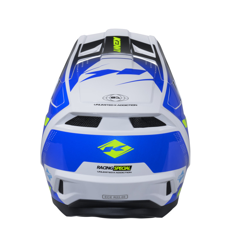 CASQUE PERFORMANCE GRAPHIC WHITE BLUE