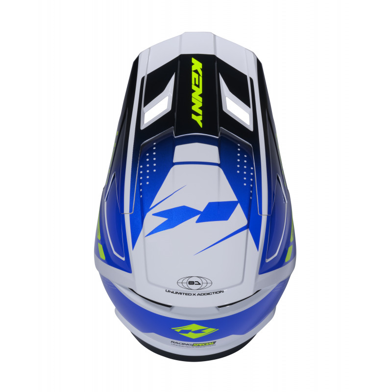 CASQUE PERFORMANCE GRAPHIC WHITE BLUE