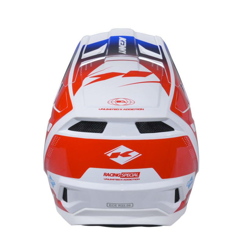 CASQUE PERFORMANCE GRAPHIC RED BLUE
