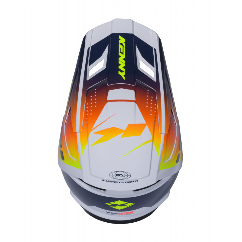 PERFORMANCE GRAPHIC NAVY ORANGE HELMET