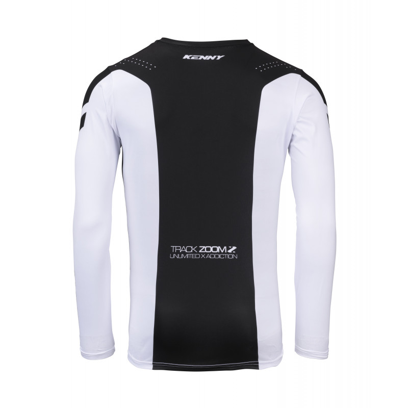 MAILLOT TRACK ZOOM BLACK WHITE