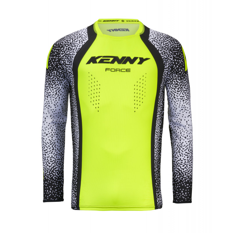 FORCE PIXEL WHITE NEON YELLOW JERSEY