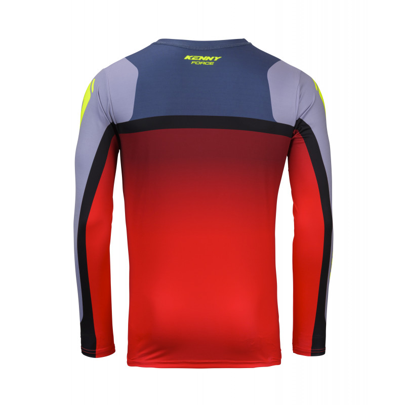 MAILLOT FORCE BEACH GREY RED